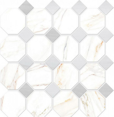 Мозаика Cava Mosaico Ottagona satin f. (29336) 30x30 от Vallelunga Ceramica (Италия) в Москве