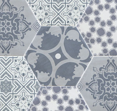 Декор HEX SLOANE CEMENT mix (compacglass) 19.8x22.8 от Pamesa (Испания) в Москве
