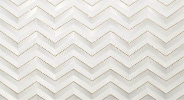 Декор 3D White Chevron Glitter Matt 30.5x56 от Atlas Concorde (Россия) в Москве