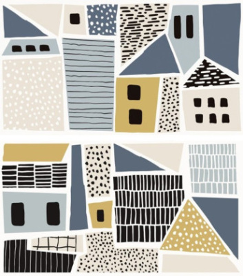 Панно Копенгаген (комп/2шт) 1905-0002 50x45 от Lasselsberger Ceramics (Россия) в Москве