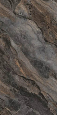 Керамогранит Hong Kong Marble Brown Gold Glitter 60x120 от Zibo Fusure (Китай) в Москве