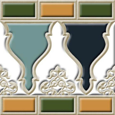 Бордюр Cenefa Rada 20x20 от Decoramia (Испания) в Москве