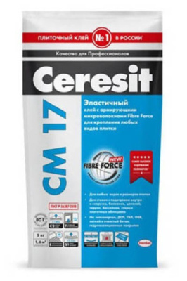 Клей Сeresit CM17 White Белый для мозаики и мрамора 5кг от Ceresit (Россия) в Москве