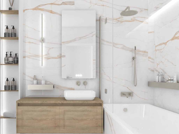 Плитка CALACATTA GODDES GOLD (Ceradim) в Москве