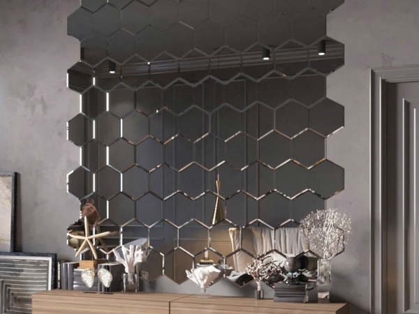 Плитка ДЕКОРАТИВНАЯ ЗЕРКАЛЬНАЯ ПЛИТКА (ДСТ) в Москве