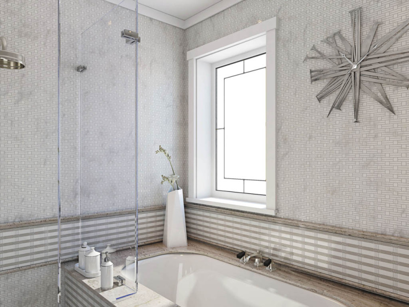Мозаика из мрамора S-LINE (Natural Mosaic) в Москве