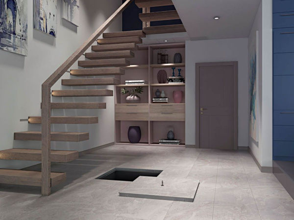 НАПОЛЬНЫЕ ЛЮКИ ПОД ПЛИТКУ КОМФОРТ (Alkraft) в Москве