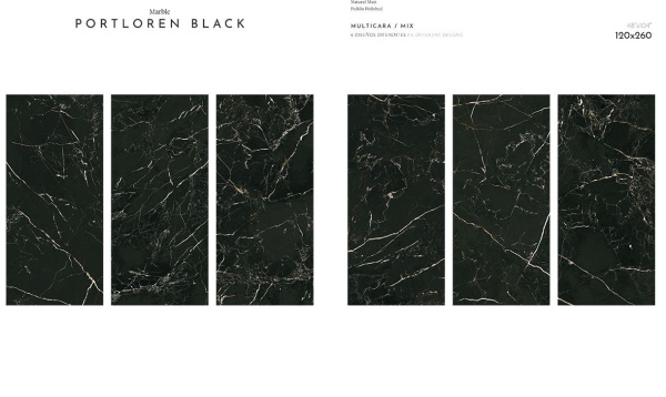Керамогранит PORTLOREN BLACK BIG SIZES (TAU Ceramica) в Москве