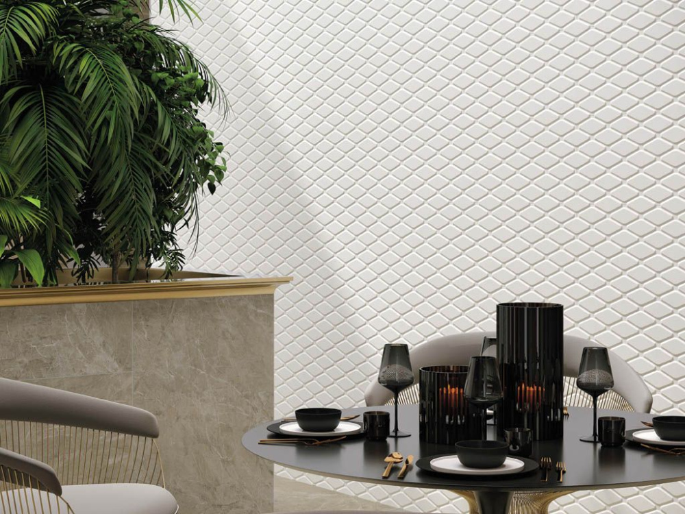 Плитка 3D WHITE WALL (Atlas Concorde) в Москве