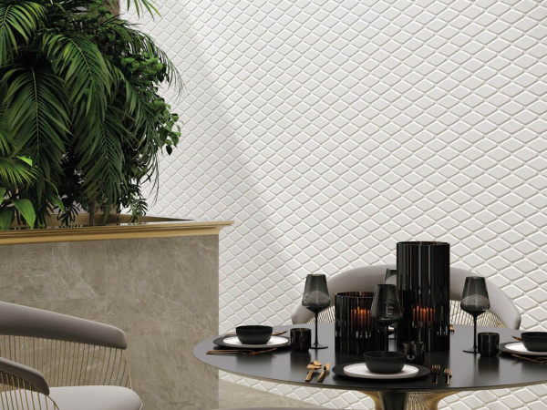 Плитка 3D WHITE WALL (Atlas Concorde) в Москве