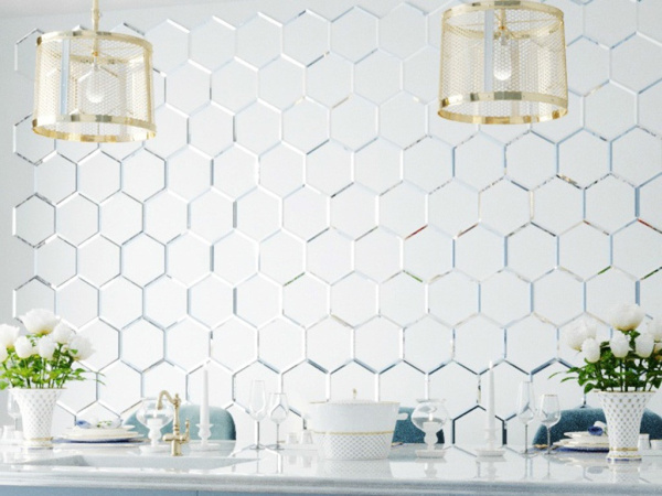 Плитка ДЕКОРАТИВНАЯ ЗЕРКАЛЬНАЯ ПЛИТКА (ДСТ) в Москве