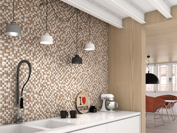 Мозаика WOOD (Vidrepur) в Москве