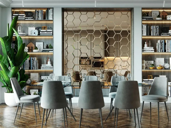 Плитка ДЕКОРАТИВНАЯ ЗЕРКАЛЬНАЯ ПЛИТКА (ДСТ) в Москве