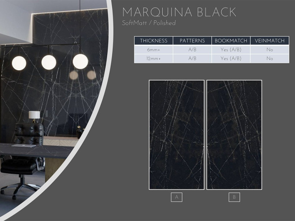 Плитка MARQUINA BLACK (Ascale) в Москве
