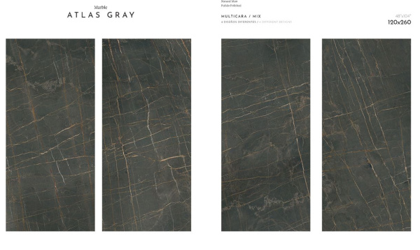 Керамогранит ATLAS GRAY BIG SIZES (TAU Ceramica) в Москве