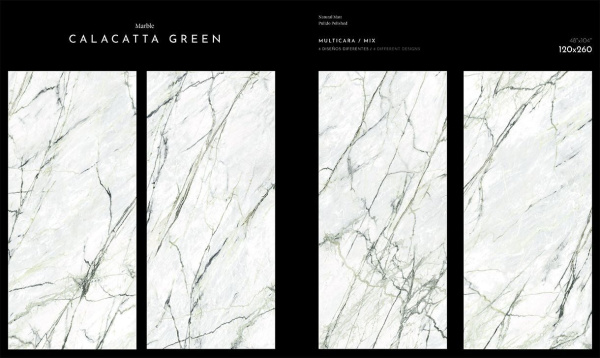 Керамогранит CALACATTA GREEN BIG SIZES (TAU Ceramica) в Москве