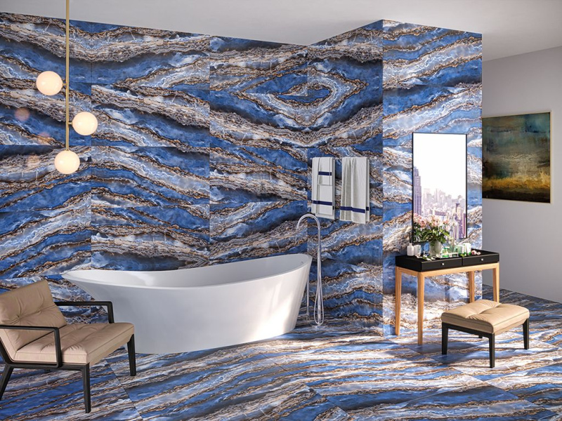 Плитка ONYX LEAF/SKY (Deco Vita) в Москве